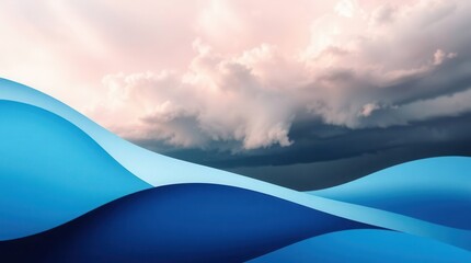 modern corporate abstract background with vibrant complementary colors and intense dramatic weather