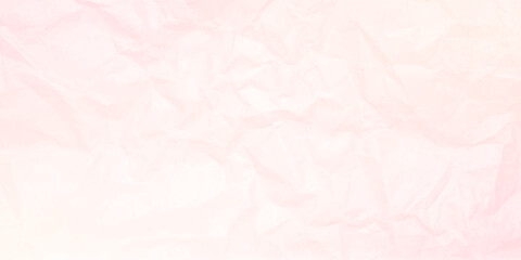 Fototapeta premium Soft pastel pink background featuring a subtle crumpled paper texture with gentle folds and light shadows.