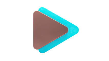 Abstract Play Button Icon