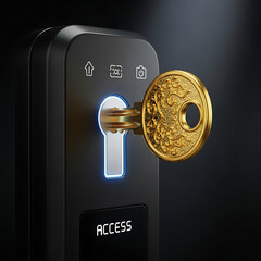 Digital Security Key Access Control System Technology