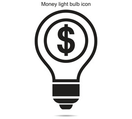 Money light bulb icon