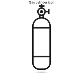 Gas cylinder icon