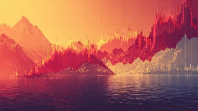 Oil Price Decline Charts and Market Crash Scenes With Warm Tones for Trend Advertising in 2026 - Powered by Adobe