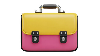 Retro Two-Tone Briefcase