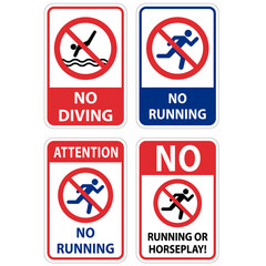 All Swimming Pool Rules Sign