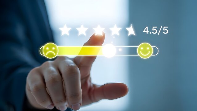 Providing a high rating on a digital interface - Powered by Adobe