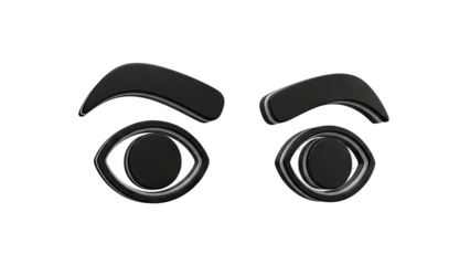 CBS Eye Logo with Eyebrows