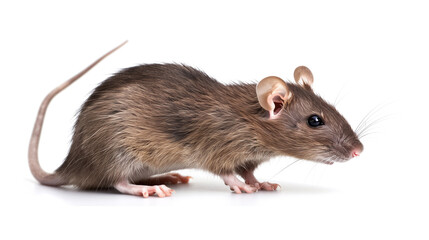 Obraz premium rat isolated on white background