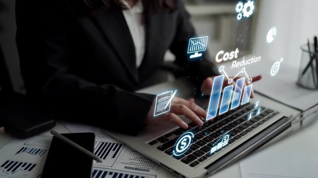 Cost reduction and cost saving through digital transformation, business cost optimization, operational cost reduction, financial savings, and resource efficiency strategies for business success. Muxer