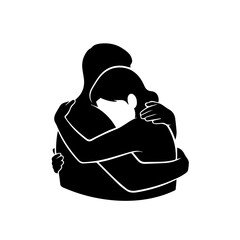 Valentine&rsquo;s Day Family Love Silhouette