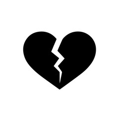 Valentine&rsquo;s Day Broken Heart Icon