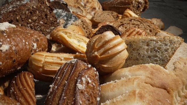 Leftover baked goods are thrown away due to spoilage