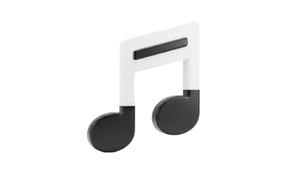 3D Music Note Icon