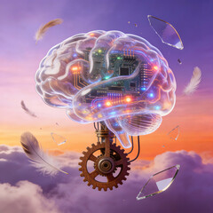 Mixed collage art avant-garde modern surreal composition with layered textures and fragmented shapes for contemporary artistic backgrounds