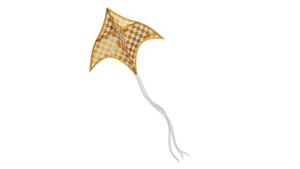 Flying Checkered Kite