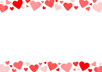 バレンタインのかわいいフレーム