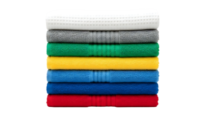 Stack of Colored Towels