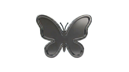 Black Butterfly Silhouette Icon