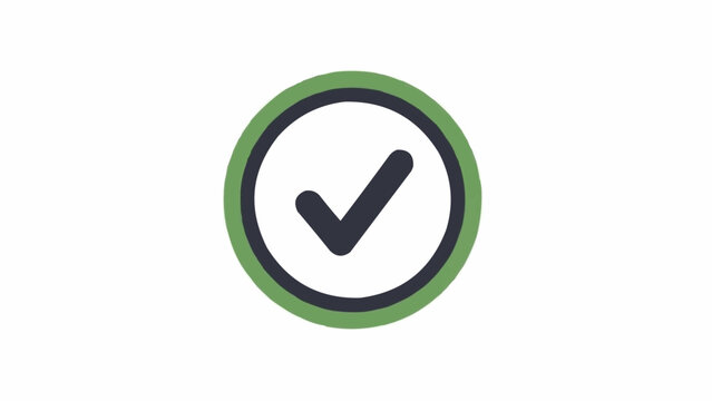 Green circle with check mark.