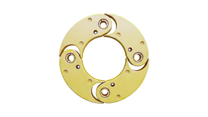 Golden Circular Mechanical Assembly