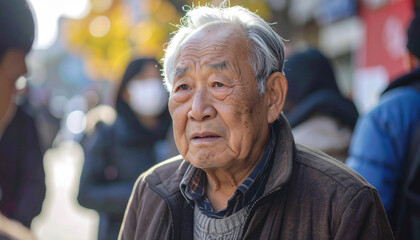 酷く困惑した、妻に別れを切り出されたシニアの男性（熟年離婚のイメージ）