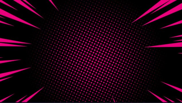 Abstract halftone dot pattern motion background with smooth looping animation for modern video use