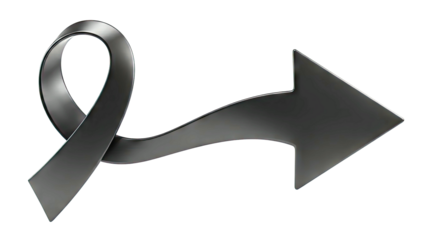 Black Ribbon Arrow