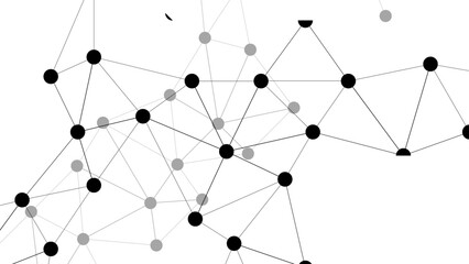 An abstract 3d global network connection concept illustrating a digital technology structure of web links and social communication spheres for a business community