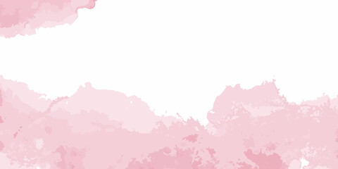 Obraz premium Soft pink watercolor washes creating a delicate and airy background texture