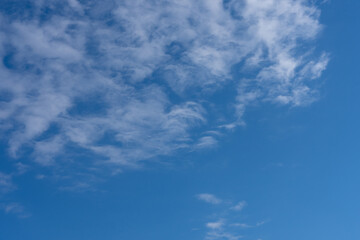 Fototapeta premium 晴れた日の綺麗な空 