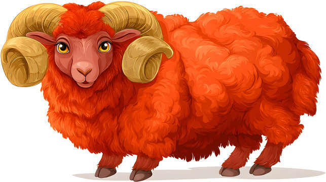 Cute Chinese zodiac animal flat vector illustration