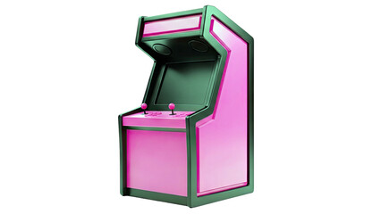 Pink Retro Arcade Machine