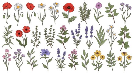 Botanical Sketches: A Field of Dreams