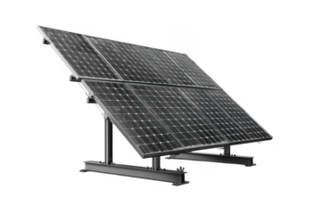 A solar panel with four panels