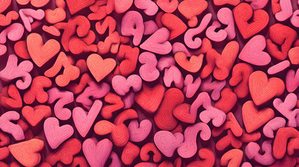 red heart background