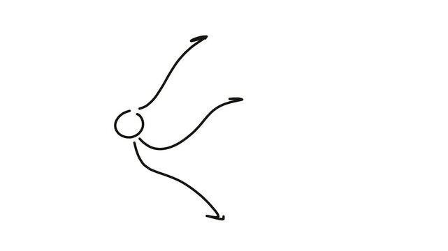 diverging paths concept animation video