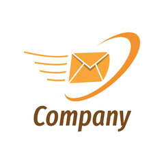 Company Mail Delivery Logo Design Illustration