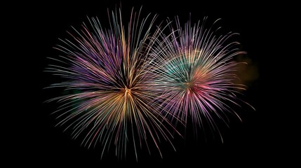 Obraz premium New Year fireworks background images, New Year celebrations, Spring Festival fireworks