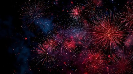 Fototapeta premium New Year fireworks background images, New Year celebrations, Spring Festival fireworks