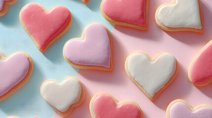 heart shaped cookies