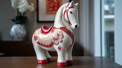New Year's White Horse, Year of the Horse, Horse Year Mascot, Year of the Horse (Benmingnian)