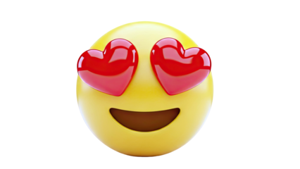Emoji with Heart Eyes