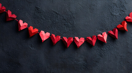 red heart on a wooden background