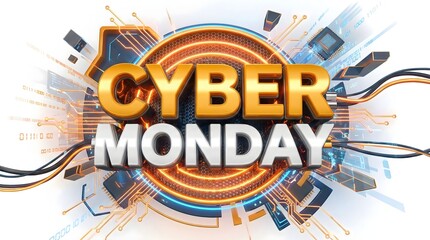Cyber Monday promotional event, digital marketing, and online shopping deals