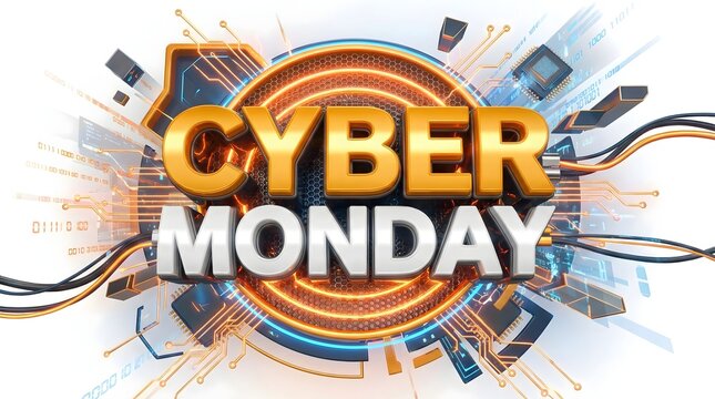Cyber Monday promotional event, digital marketing, and online shopping deals - Powered by Adobe
