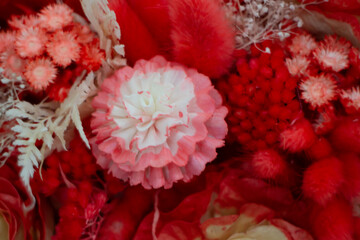 Few dried floral decoration bouquet