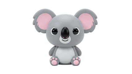Cute cartoon koala figurine