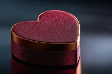 Elegantly Crafted Heart-Shaped Box: A Perfect Gift for Expressing Love and Affection on Special Occasions and Celebrations