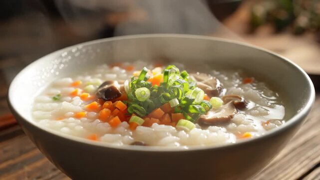 Delicious and Nutritious Congee Recipe - A Comforting Asian Breakfast.