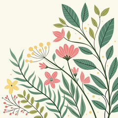 Decorative Botanical Layers 1